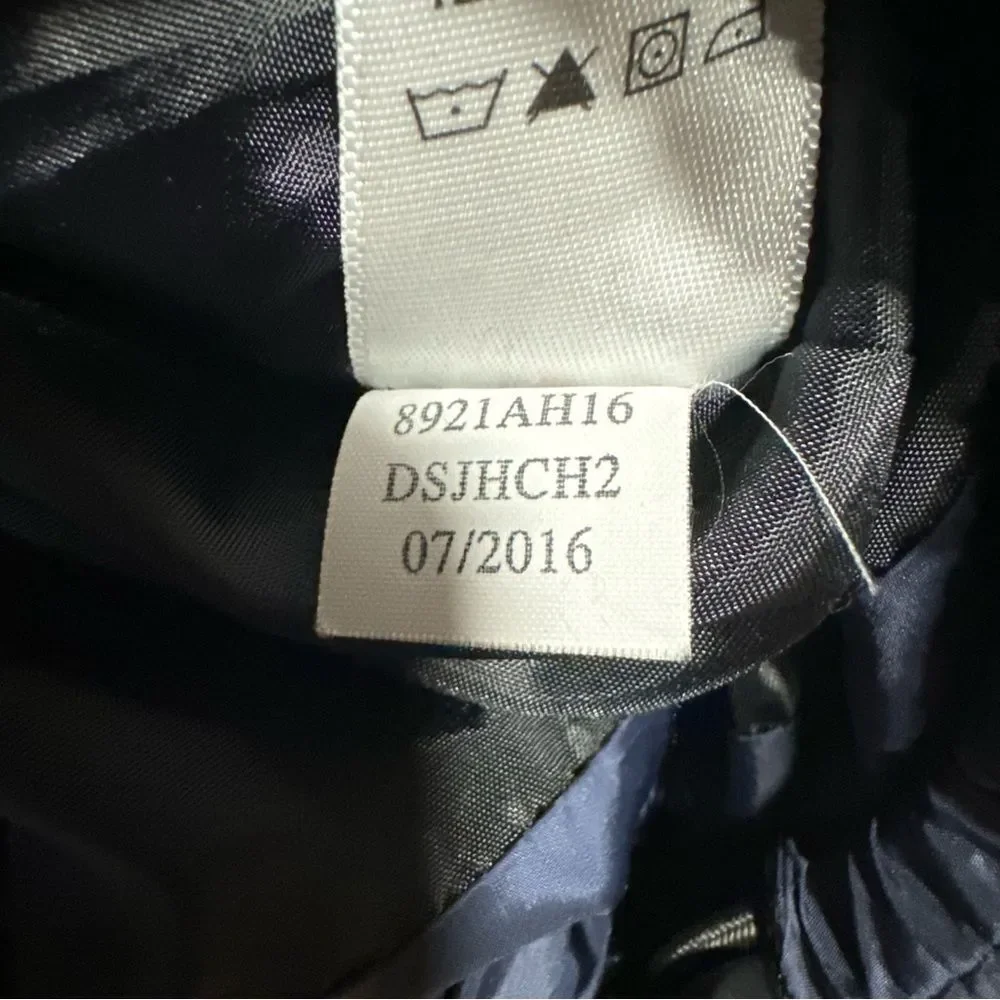 Aeropostale Navy Blue Nylon Puffer Vest